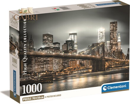 CLEMENTONI Puzzle Panorama New Yorku 1000 dílků