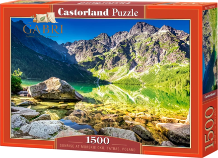 CASTORLAND Puzzle Východ slunce u jezera Morskie Oko 1500 dílků