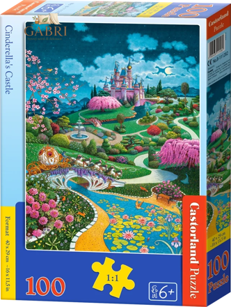 CASTORLAND Puzzle Popelčin zámek 100 dílků
