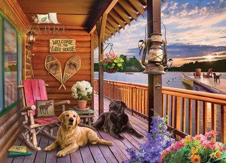 COBBLE HILL Puzzle Vítejte v domě u jezera 1000 dílků