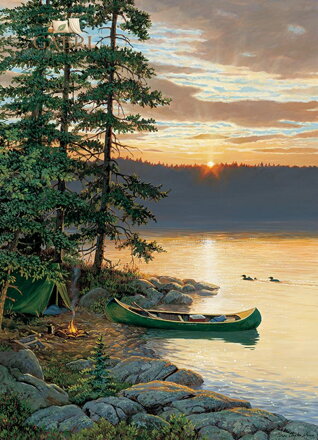 COBBLE HILL Puzzle Jezero kánoí 500 dílků