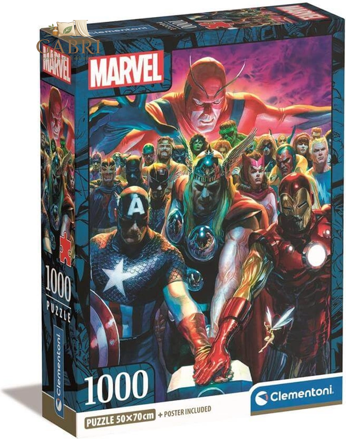CLEMENTONI Puzzle Marvel: Avengers 1000 dílků