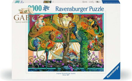 RAVENSBURGER Puzzle Pátý den Stvoření světa 2000 dílků