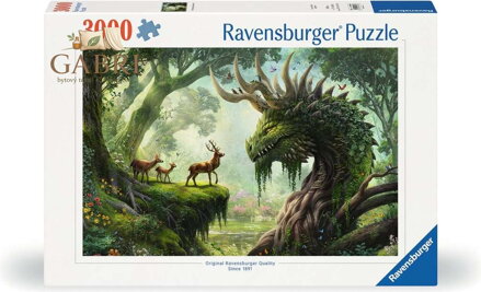 RAVENSBURGER Puzzle Lesní drak se probouzí 3000 dílků