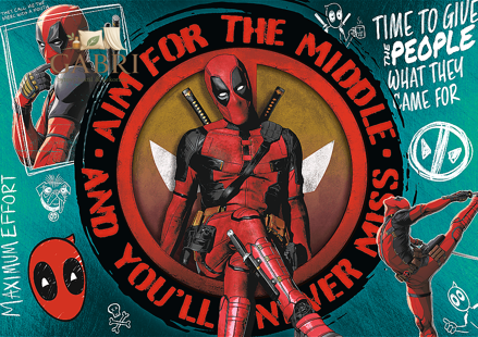 TREFL Puzzle Premium Plus: Deadpool 1000 dílků