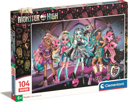 CLEMENTONI Puzzle Monster High 104 dílků