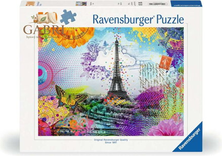 RAVENSBURGER Puzzle Pohlednice z Paříže 500 dílků