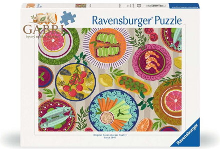 RAVENSBURGER Puzzle Středomořská kuchyně 500 dílků