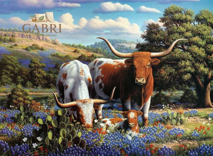 RAVENSBURGER Puzzle Dobytek na louce 500 dílků