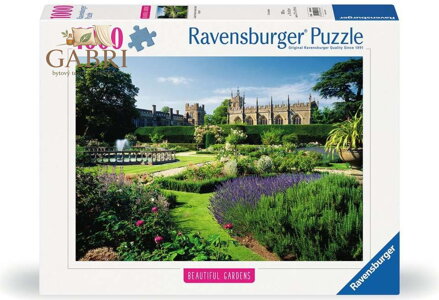 RAVENSBURGER Puzzle Kouzelné zahrady: Královské zahrady, hrad Sudeley, Anglie 1000 dílků