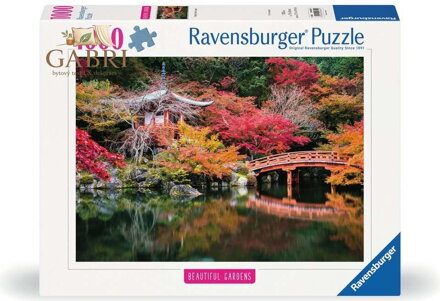 RAVENSBURGER Puzzle Kouzelné zahrady: Daigodži, Kjóto, Japonsko 1000 dílků