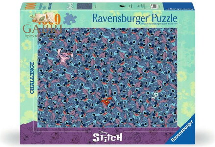 RAVENSBURGER Puzzle Challenge: Disney, Stitch 1000 dílků