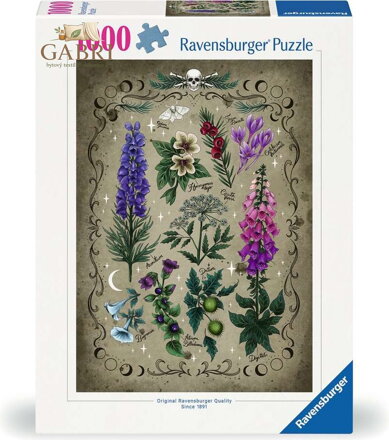 RAVENSBURGER Puzzle Jedovaté rostliny 1000 dílků