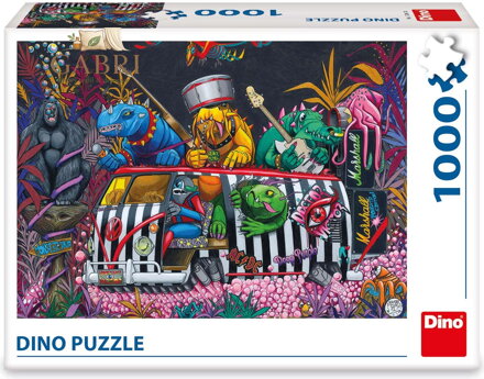 DINO Puzzle Příšerky na tripu 1000 dílků