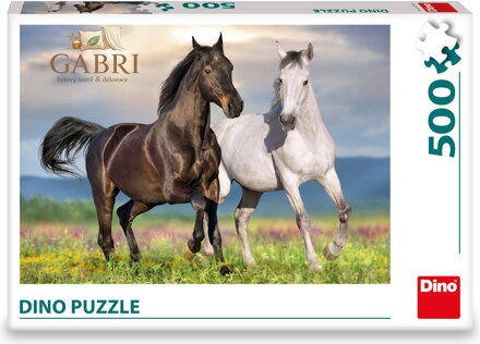 DINO Puzzle Zamilovaní koně 500 dílků