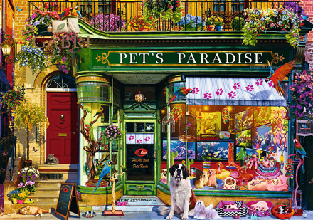 TREFL Puzzle Premium Plus Tea Time: Ráj zvířat 1000 dílků