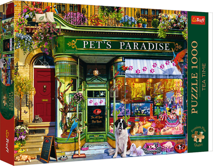 TREFL Puzzle Premium Plus Tea Time: Ráj zvířat 1000 dílků