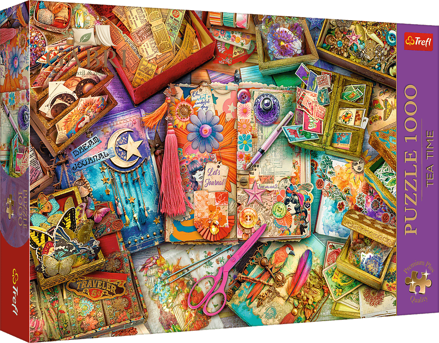 TREFL Puzzle Premium Plus Tea Time: Scrapbooking 1000 dílků