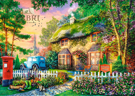 TREFL Puzzle Premium Plus Tea Time: Stoney Lane Cottage 1000 dílků