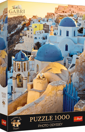 TREFL Puzzle Premium Plus Photo Odyssey: Oia, Santorini 1000 dílků