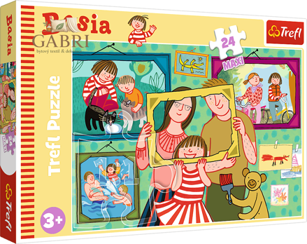 TREFL Puzzle Basia a její den MAXI 24 dílků
