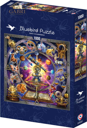 BLUEBIRD Čtvercové puzzle Souhvězdí 1000 dílků
