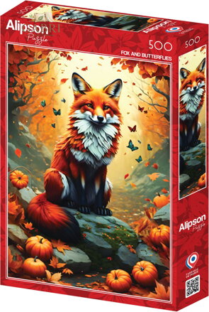 ALIPSON Puzzle Podzimní liška 500 dílků