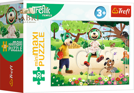 Puzzle Treflíci: V parku 20 dílků