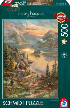 SCHMIDT Puzzle Pohled na jezero 500 dílků