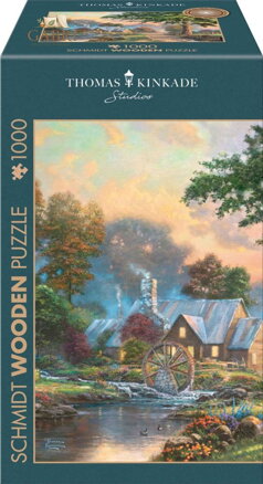 SCHMIDT Dřevěné puzzle Jednoduší časy II. 1000 dílků