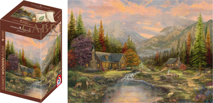 SCHMIDT Dřevěné puzzle Sierra Paradise 1000 dílků