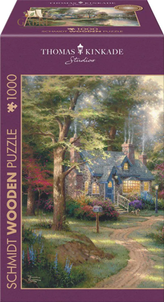 SCHMIDT Dřevěné puzzle Rodné jezero 1000 dílků