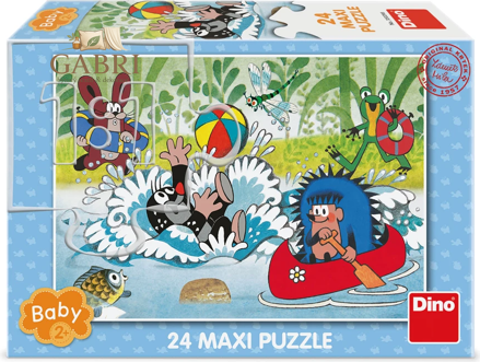 DINO Puzzle Krtek ve vodě MAXI 24 dílků
