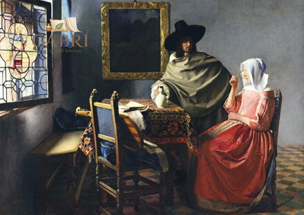 BLUEBIRD Puzzle Sklenice vína 1000 dílků