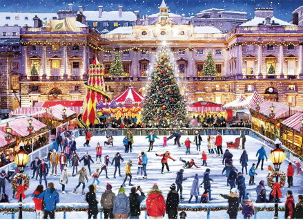 GIBSONS Puzzle Bruslení u Somerset House 1000 dílků