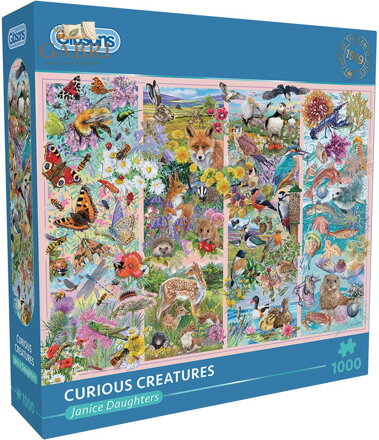 GIBSONS Puzzle Zvědavá zvířátka 1000 dílků