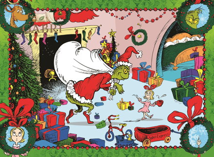 RAVENSBURGER Puzzle Grinch XXL 100 dílků