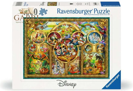 RAVENSBURGER Puzzle To nejlepší z Disneyho 1000 dílků