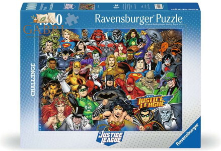 RAVENSBURGER Puzzle Challenge: Liga Spravedlnosti 1000 dílků