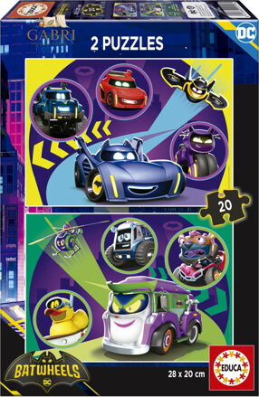 EDUCA Puzzle Batwheels 2x20 dílků