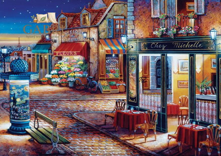 ART PUZZLE Puzzle Kavárna Chez Michelle 500 dílků