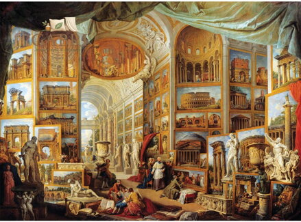 ANATOLIAN Puzzle Interiér imaginární obrazové galerie 1000 dílků