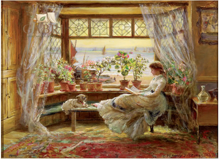 ANATOLIAN Puzzle Čtení u okna 1000 dílků