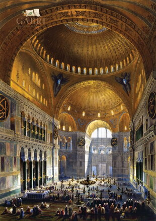 ART PUZZLE Puzzle První modlitba v mešitě Hagia Sofia 1000 dílků