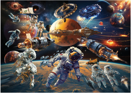 ANATOLIAN Puzzle Vesmírná zácpa XL 700 dílků