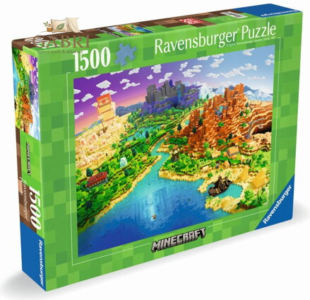 RAVENSBURGER Puzzle Minecraft: Svět Minecraftu 1500 dílků