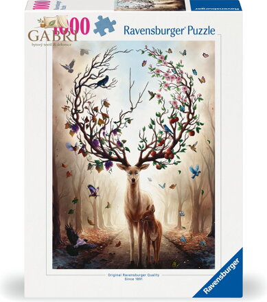 RAVENSBURGER Puzzle Bájný jelen 1000 dílků