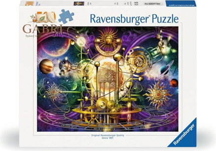 RAVENSBURGER Puzzle Zlatá sluneční soustava 500 dílků