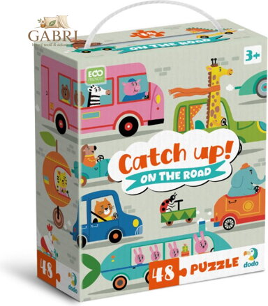 DODO Puzzle Chyť je: Na silnici 48 dílků