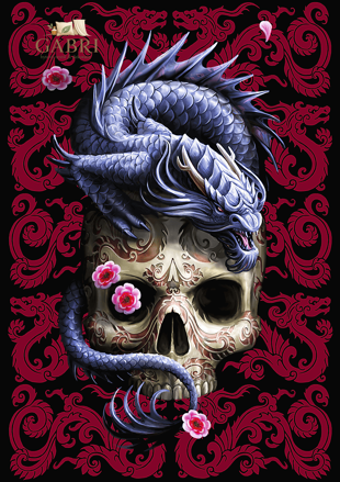 TREFL Puzzle Premium Plus Fantasy Collection: Orientální drak 1000 dílků